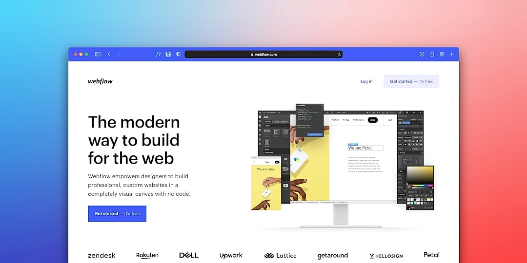Web3 learning platform concept with digital devices and blockchain symbols